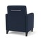 Lesro Siena Guest Chair w/ Front Casters, Black Legs, RF Blueberry Back, MD Ink Seat, RF Blueberry Panels SN1101 - alternate 2